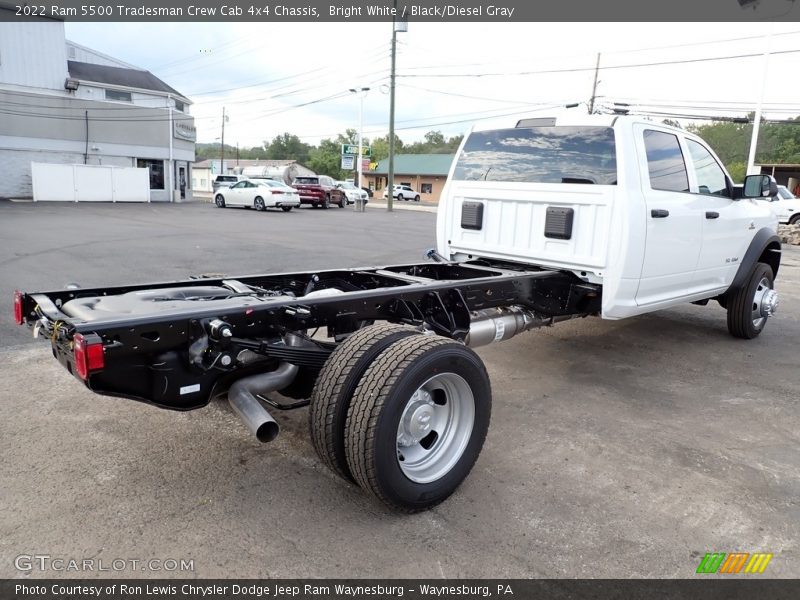 Bright White / Black/Diesel Gray 2022 Ram 5500 Tradesman Crew Cab 4x4 Chassis