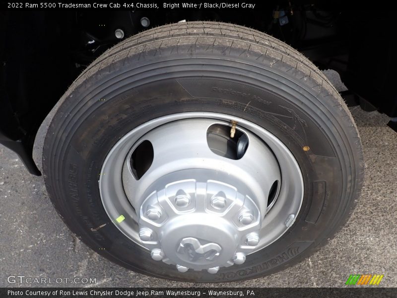 Bright White / Black/Diesel Gray 2022 Ram 5500 Tradesman Crew Cab 4x4 Chassis