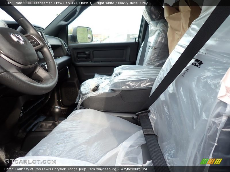 Bright White / Black/Diesel Gray 2022 Ram 5500 Tradesman Crew Cab 4x4 Chassis