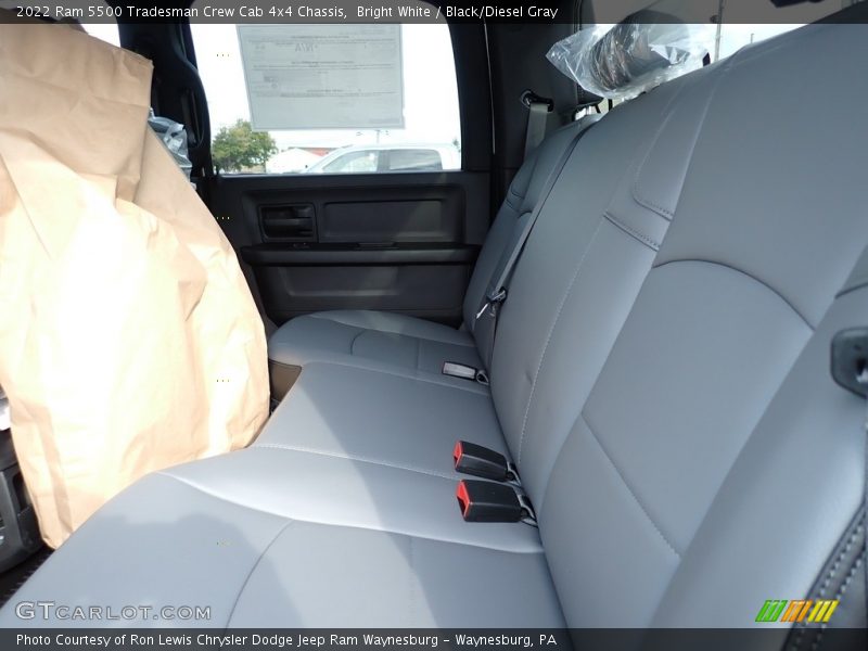 Bright White / Black/Diesel Gray 2022 Ram 5500 Tradesman Crew Cab 4x4 Chassis