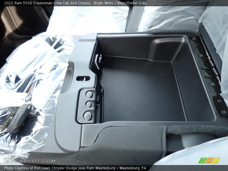 Bright White / Black/Diesel Gray 2022 Ram 5500 Tradesman Crew Cab 4x4 Chassis