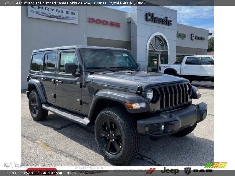 Granite Crystal Metallic / Black 2021 Jeep Wrangler Unlimited Sahara Altitude 4x4