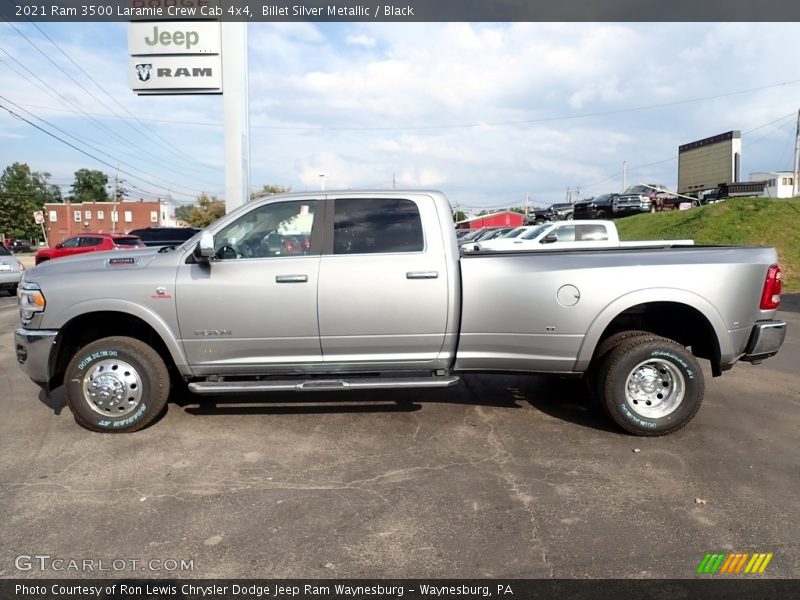 Billet Silver Metallic / Black 2021 Ram 3500 Laramie Crew Cab 4x4