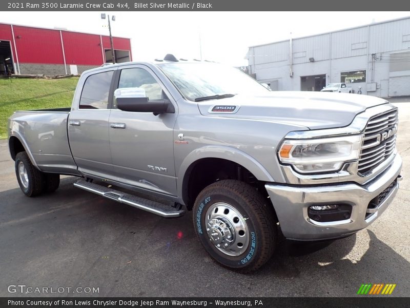 Billet Silver Metallic / Black 2021 Ram 3500 Laramie Crew Cab 4x4