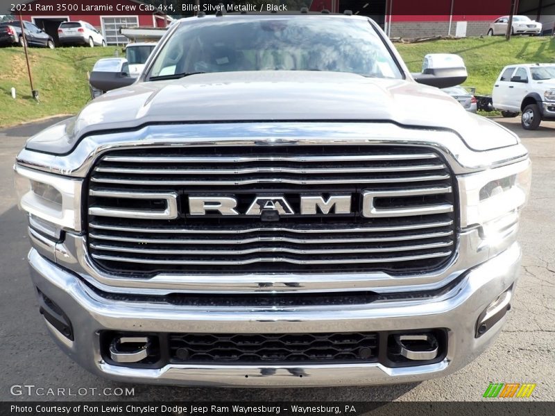 Billet Silver Metallic / Black 2021 Ram 3500 Laramie Crew Cab 4x4