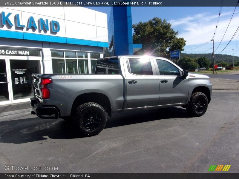 Satin Steel Metallic / Jet Black 2021 Chevrolet Silverado 1500 LT Trail Boss Crew Cab 4x4