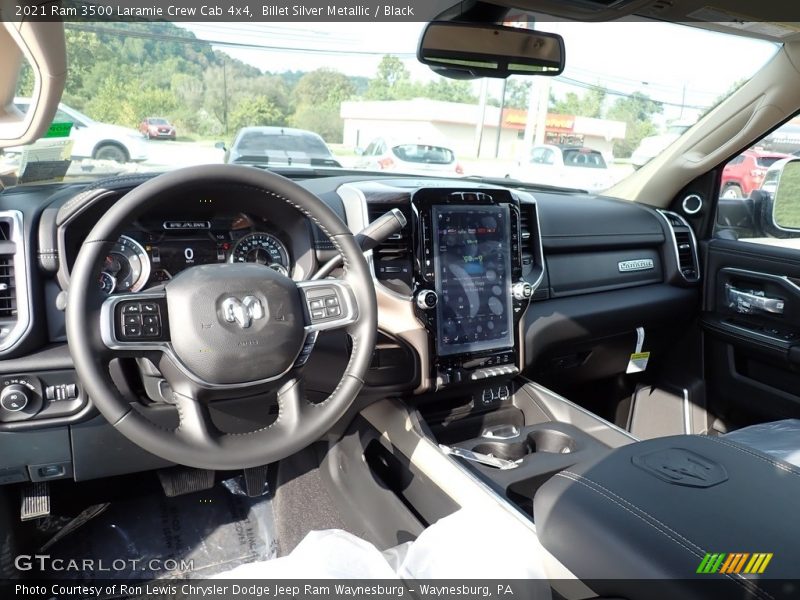 Billet Silver Metallic / Black 2021 Ram 3500 Laramie Crew Cab 4x4