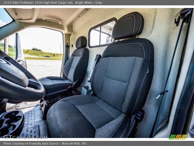 Front Seat of 2016 ProMaster 1500 High Roof Cargo Van