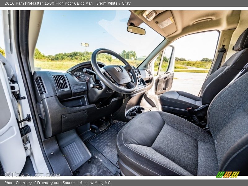  2016 ProMaster 1500 High Roof Cargo Van Gray Interior