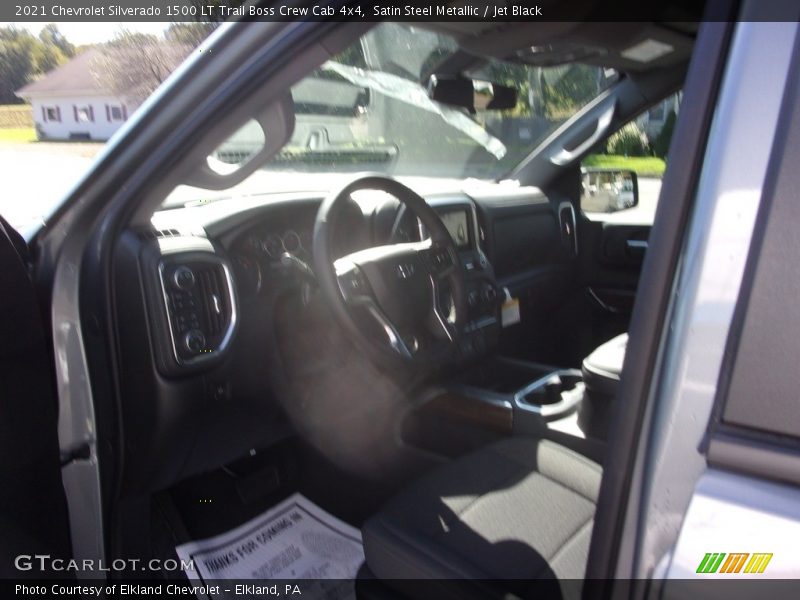 Satin Steel Metallic / Jet Black 2021 Chevrolet Silverado 1500 LT Trail Boss Crew Cab 4x4
