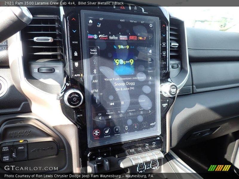 Billet Silver Metallic / Black 2021 Ram 3500 Laramie Crew Cab 4x4