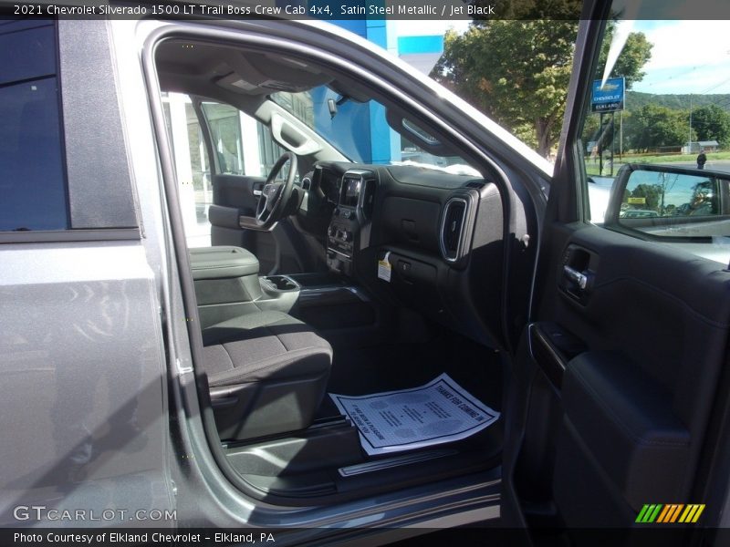 Satin Steel Metallic / Jet Black 2021 Chevrolet Silverado 1500 LT Trail Boss Crew Cab 4x4