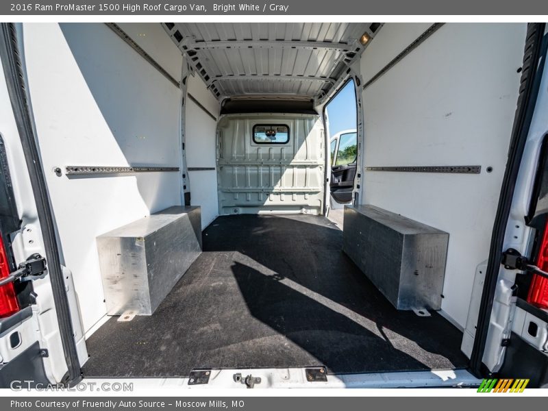 Bright White / Gray 2016 Ram ProMaster 1500 High Roof Cargo Van