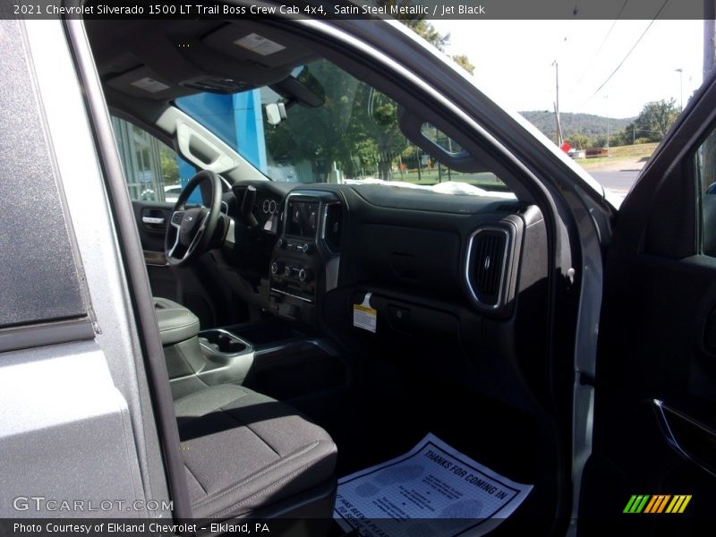 Satin Steel Metallic / Jet Black 2021 Chevrolet Silverado 1500 LT Trail Boss Crew Cab 4x4