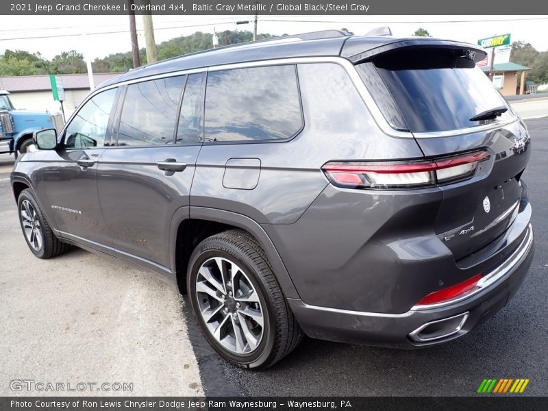 Baltic Gray Metallic / Global Black/Steel Gray 2021 Jeep Grand Cherokee L Overland 4x4