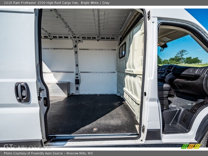 Bright White / Gray 2016 Ram ProMaster 1500 High Roof Cargo Van