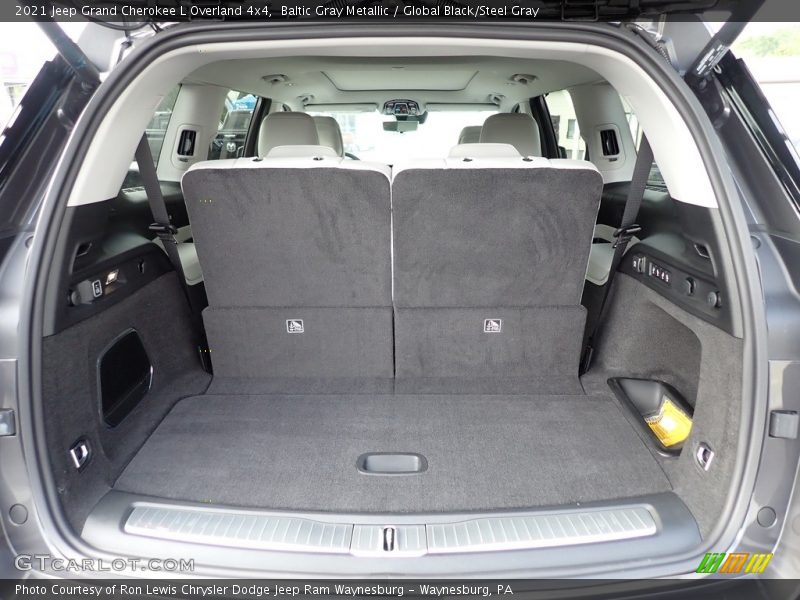 Baltic Gray Metallic / Global Black/Steel Gray 2021 Jeep Grand Cherokee L Overland 4x4