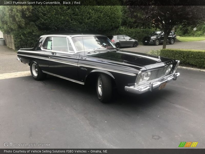 Front 3/4 View of 1963 Sport Fury Convertible
