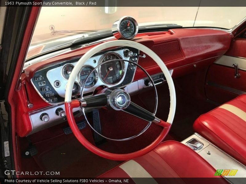  1963 Sport Fury Convertible Red Interior