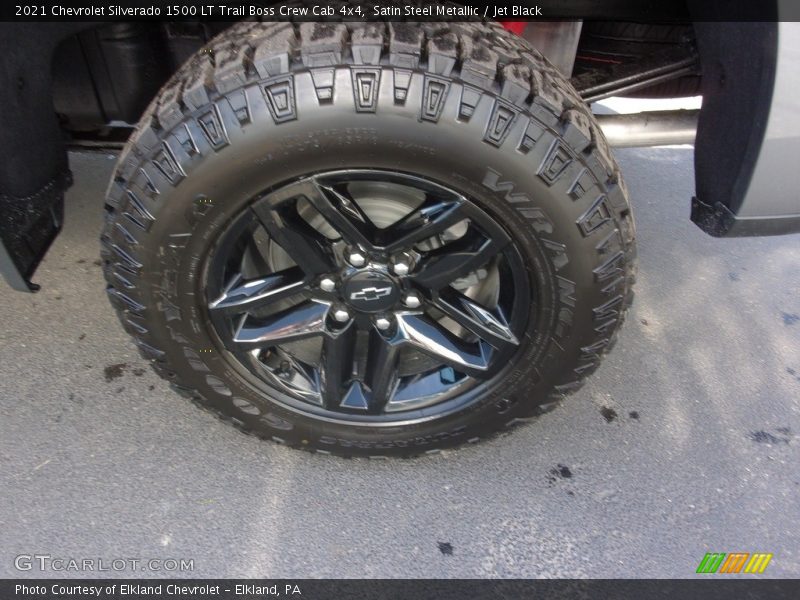 Satin Steel Metallic / Jet Black 2021 Chevrolet Silverado 1500 LT Trail Boss Crew Cab 4x4