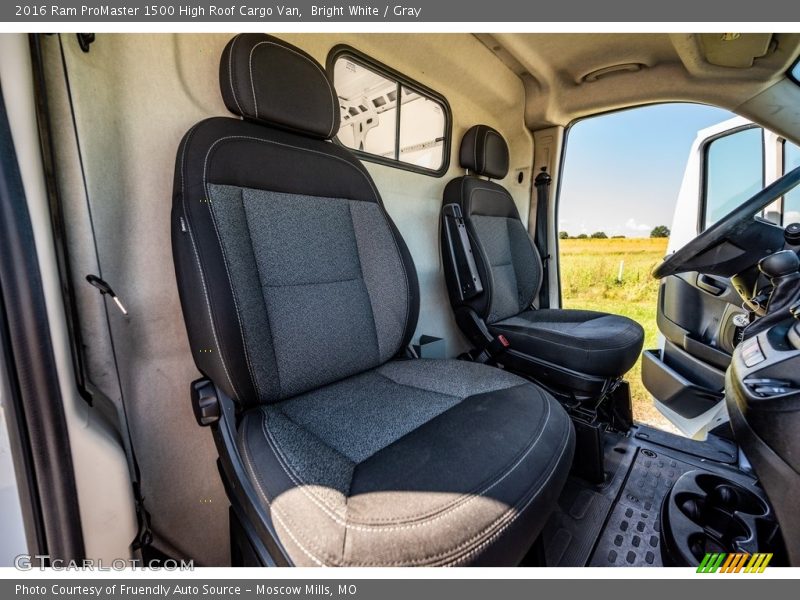 Front Seat of 2016 ProMaster 1500 High Roof Cargo Van