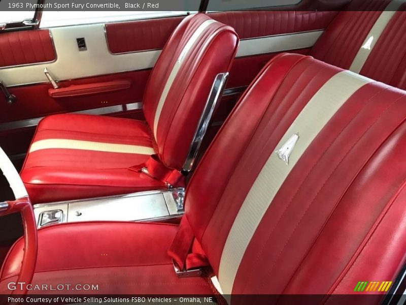 Front Seat of 1963 Sport Fury Convertible