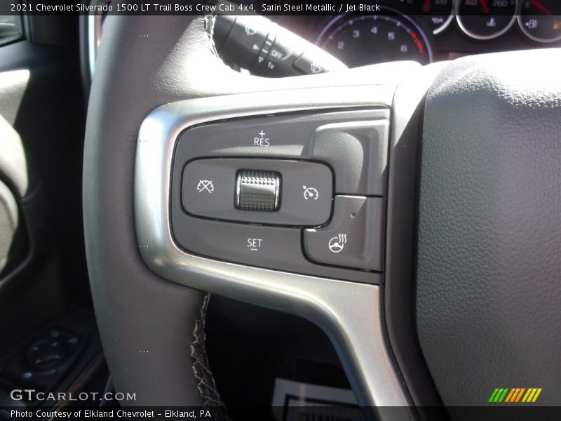 Satin Steel Metallic / Jet Black 2021 Chevrolet Silverado 1500 LT Trail Boss Crew Cab 4x4