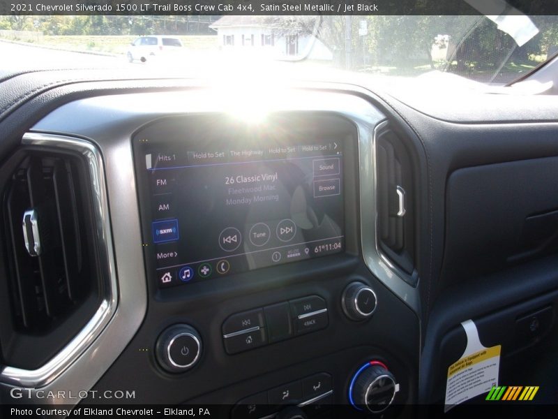 Satin Steel Metallic / Jet Black 2021 Chevrolet Silverado 1500 LT Trail Boss Crew Cab 4x4
