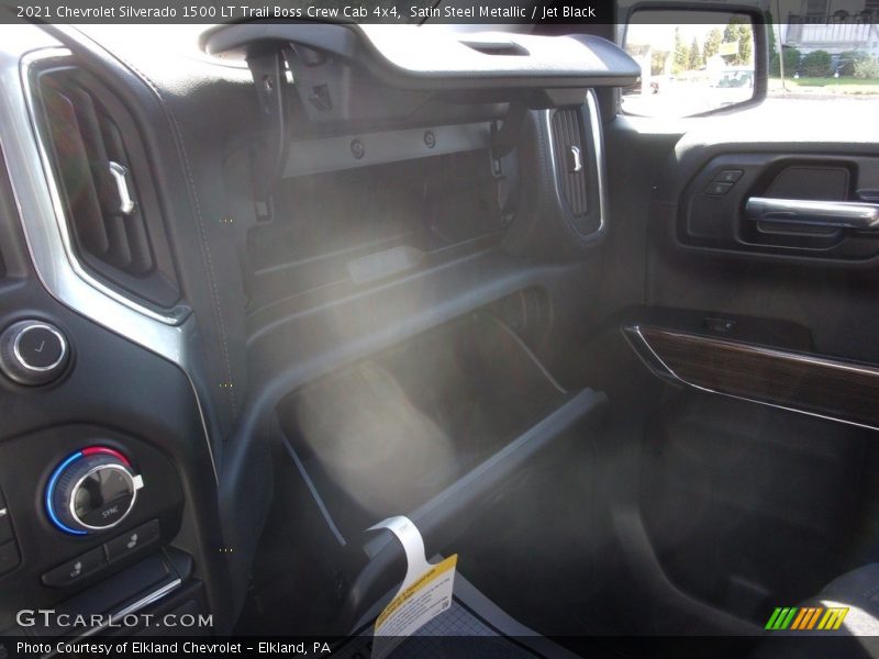 Satin Steel Metallic / Jet Black 2021 Chevrolet Silverado 1500 LT Trail Boss Crew Cab 4x4