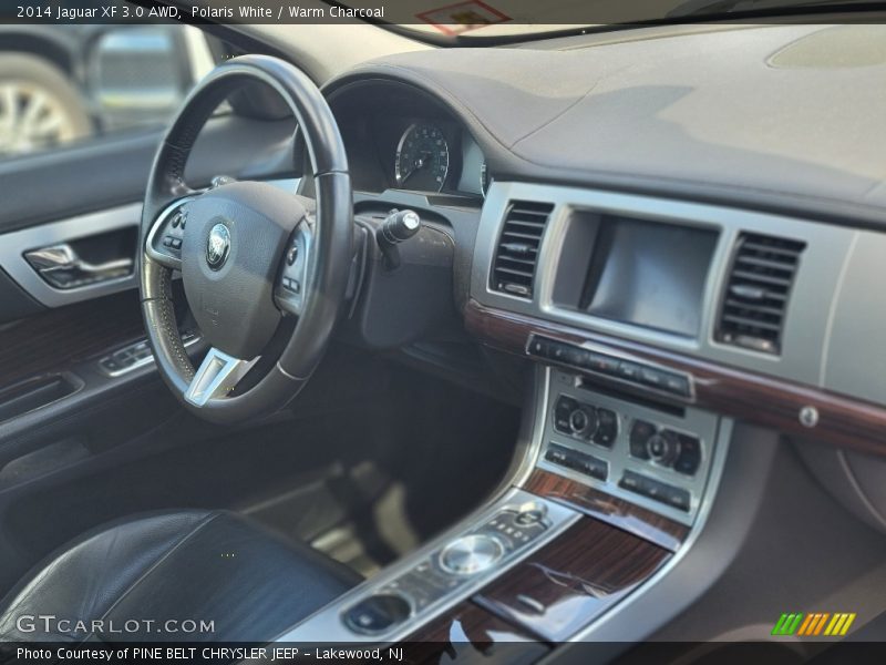 Polaris White / Warm Charcoal 2014 Jaguar XF 3.0 AWD