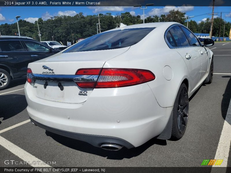Polaris White / Warm Charcoal 2014 Jaguar XF 3.0 AWD