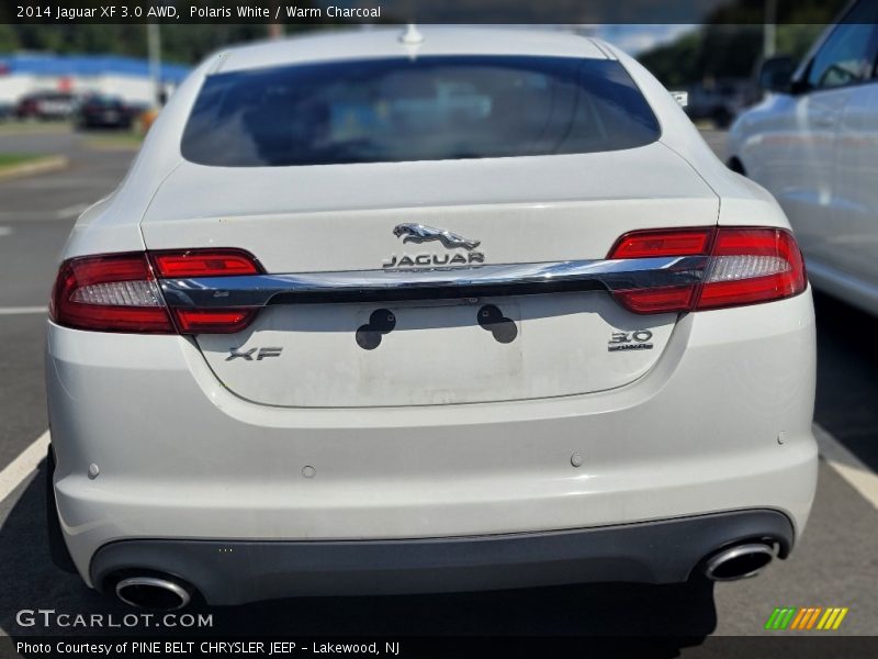 Polaris White / Warm Charcoal 2014 Jaguar XF 3.0 AWD