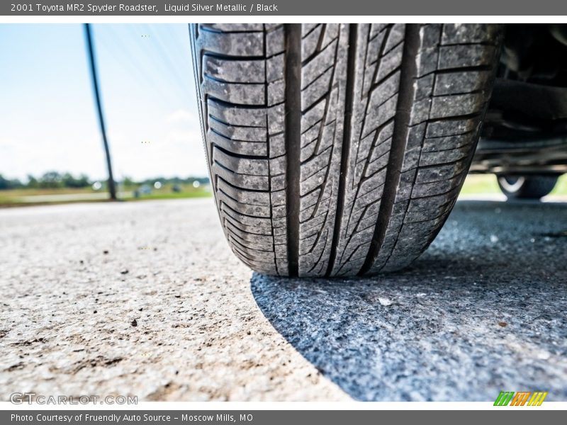 Liquid Silver Metallic / Black 2001 Toyota MR2 Spyder Roadster