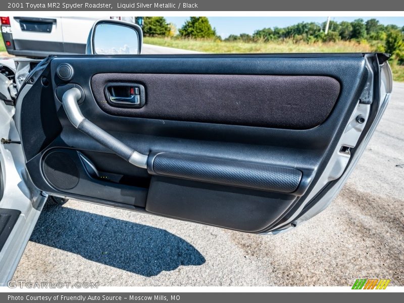 Liquid Silver Metallic / Black 2001 Toyota MR2 Spyder Roadster