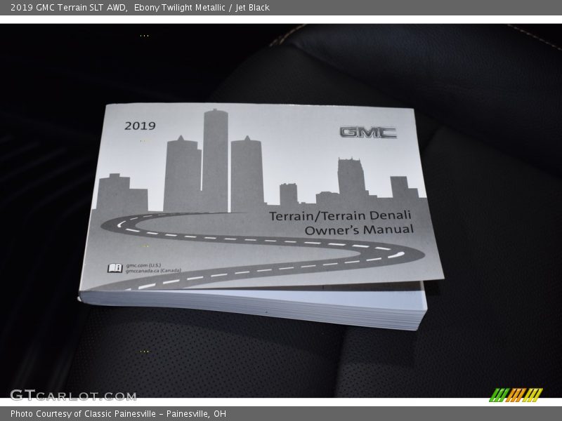 Ebony Twilight Metallic / Jet Black 2019 GMC Terrain SLT AWD