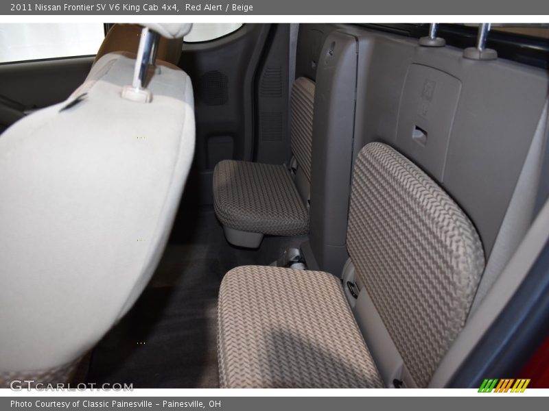 Red Alert / Beige 2011 Nissan Frontier SV V6 King Cab 4x4