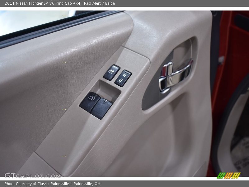 Red Alert / Beige 2011 Nissan Frontier SV V6 King Cab 4x4