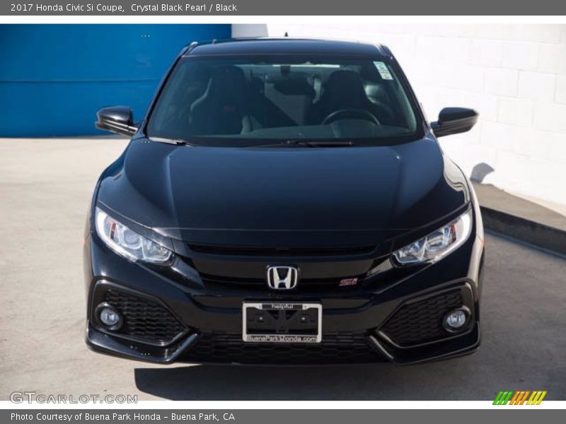 Crystal Black Pearl / Black 2017 Honda Civic Si Coupe