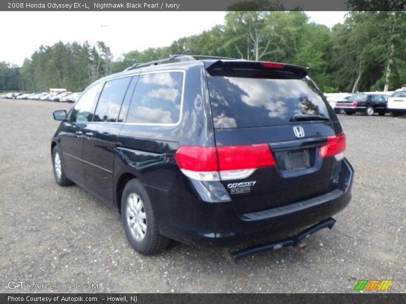 Nighthawk Black Pearl / Ivory 2008 Honda Odyssey EX-L