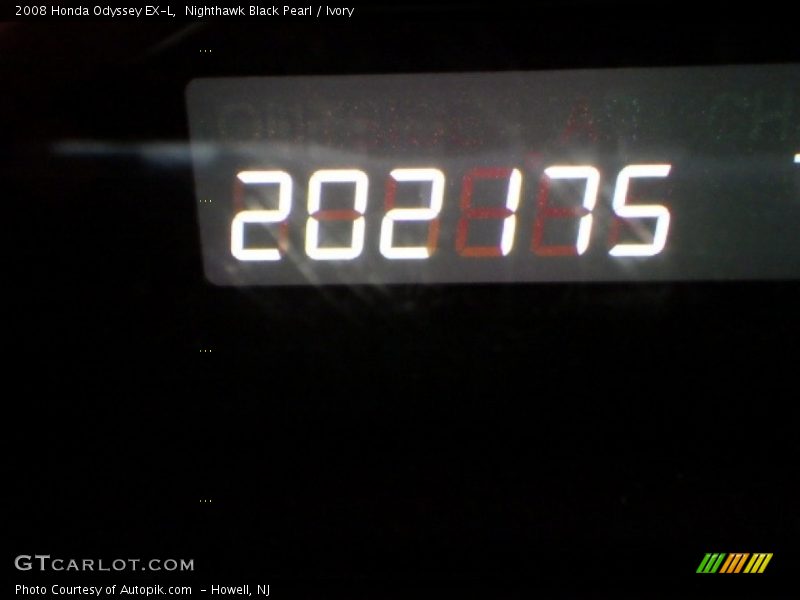 Nighthawk Black Pearl / Ivory 2008 Honda Odyssey EX-L