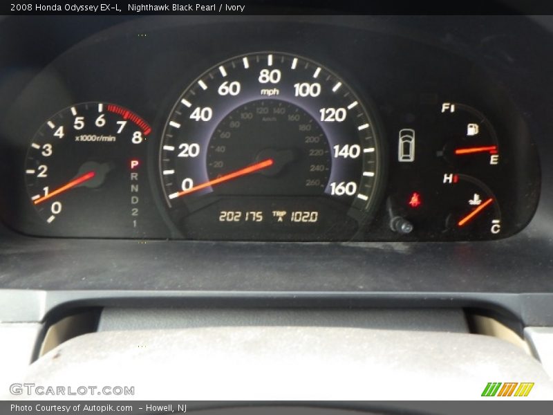 Nighthawk Black Pearl / Ivory 2008 Honda Odyssey EX-L