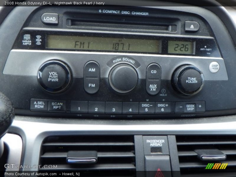 Nighthawk Black Pearl / Ivory 2008 Honda Odyssey EX-L