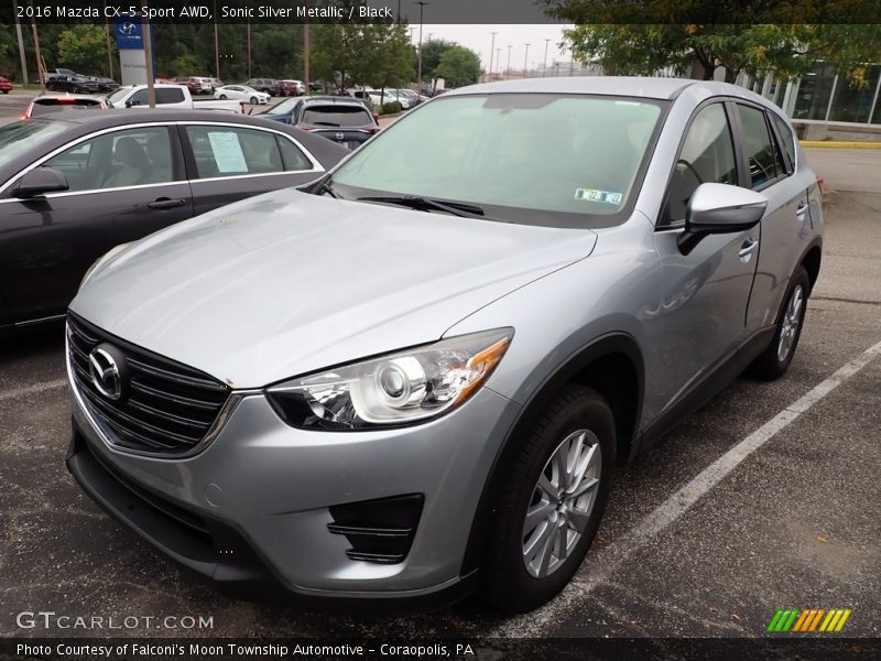 Sonic Silver Metallic / Black 2016 Mazda CX-5 Sport AWD