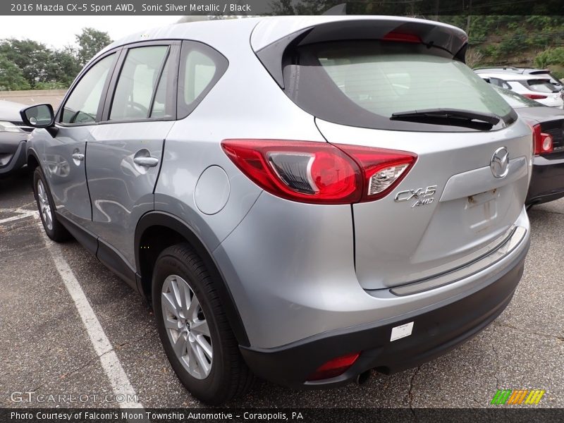 Sonic Silver Metallic / Black 2016 Mazda CX-5 Sport AWD