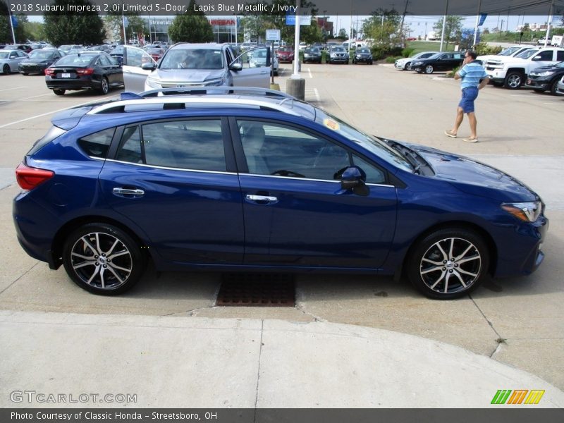  2018 Impreza 2.0i Limited 5-Door Lapis Blue Metallic