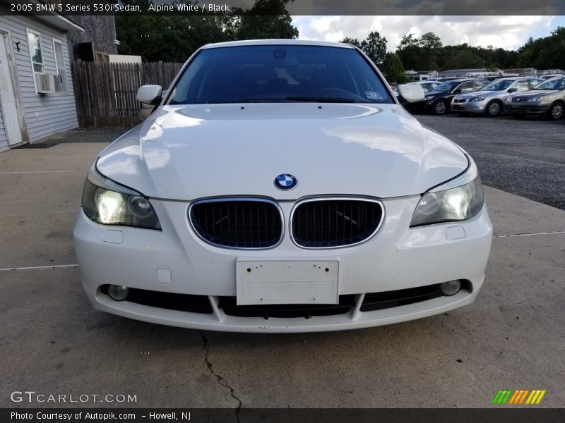 Alpine White / Black 2005 BMW 5 Series 530i Sedan