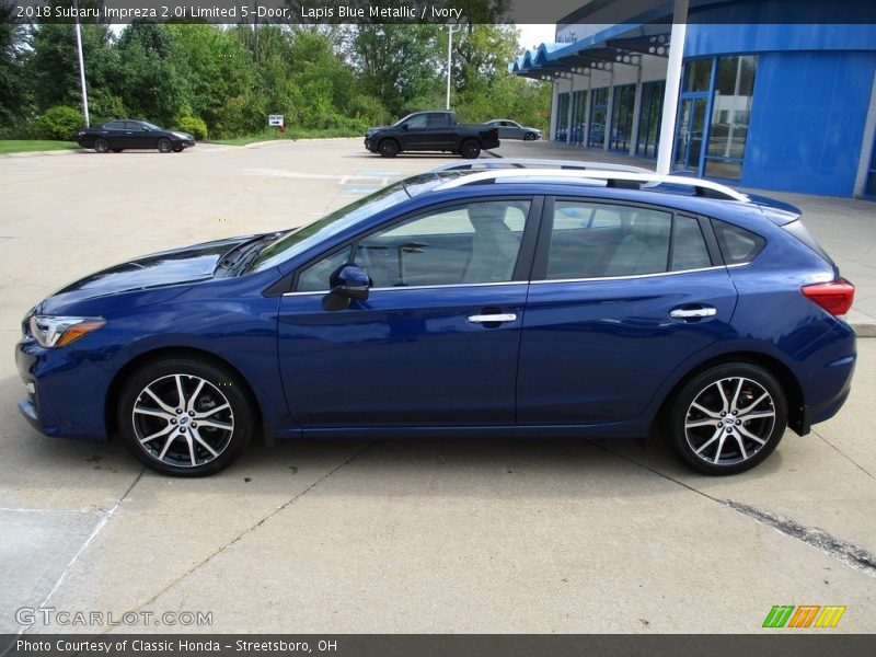  2018 Impreza 2.0i Limited 5-Door Lapis Blue Metallic