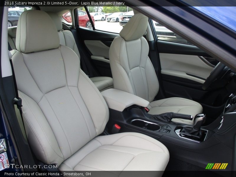 Front Seat of 2018 Impreza 2.0i Limited 5-Door