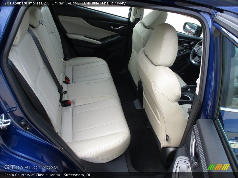 Rear Seat of 2018 Impreza 2.0i Limited 5-Door