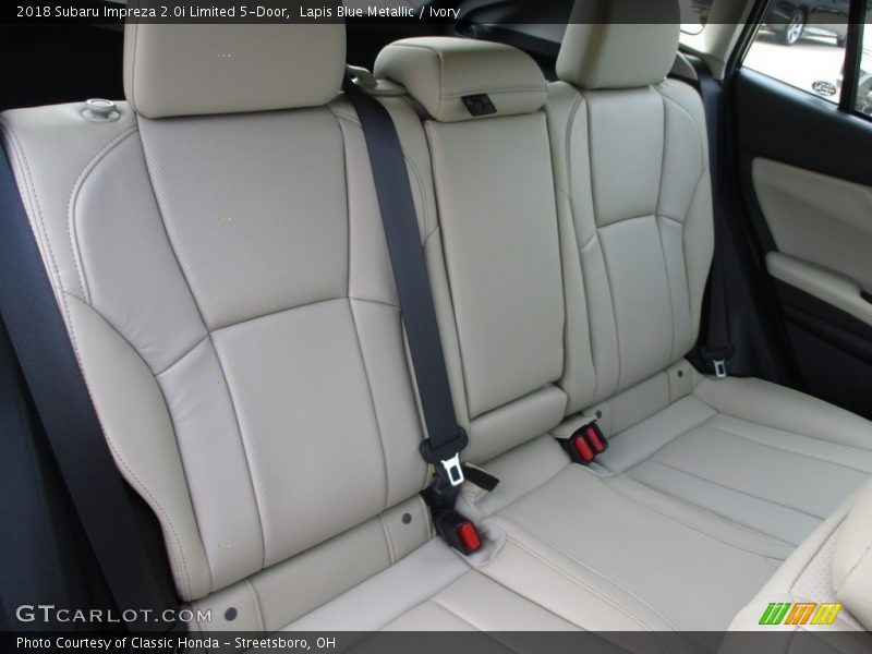 Rear Seat of 2018 Impreza 2.0i Limited 5-Door